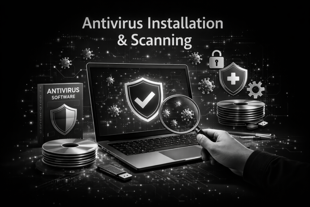 antivirus installation scanning