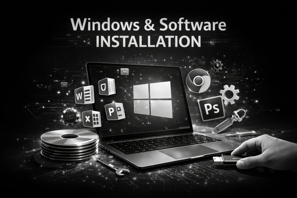 windows&software installation